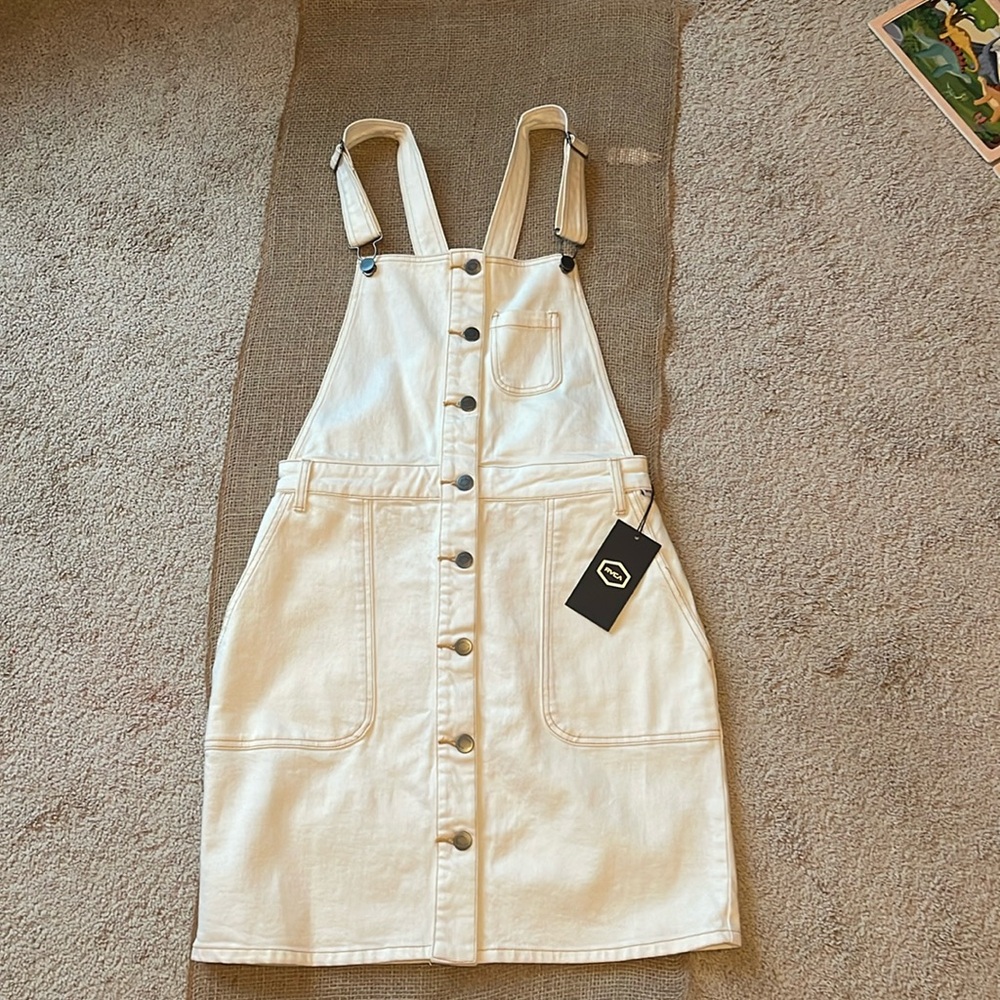 Jean overall skirt
